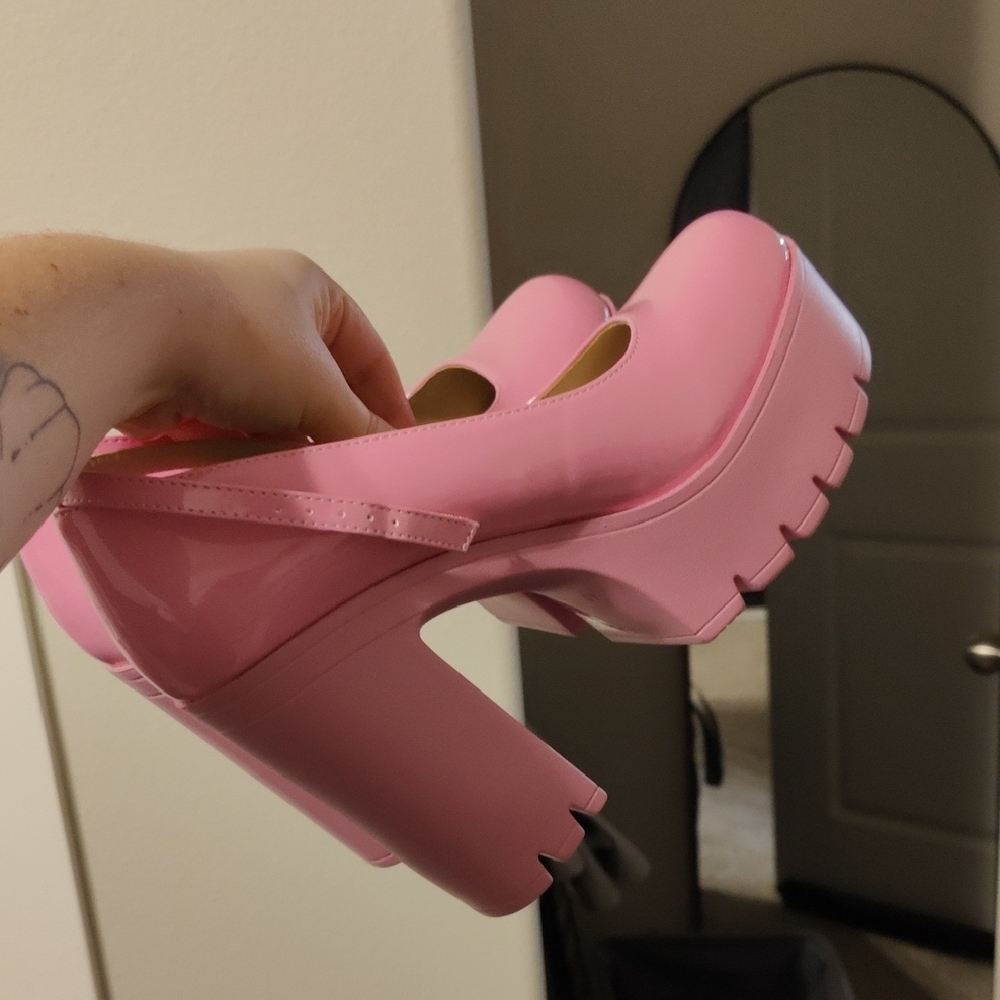 Pink Platform Heels - Picture 3 of 3
